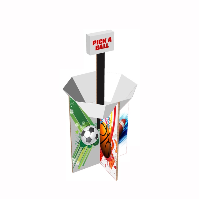 Octagonal Basket POS Display